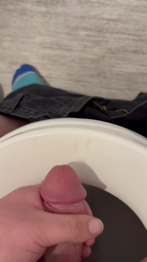 Cumming While on the Toilet