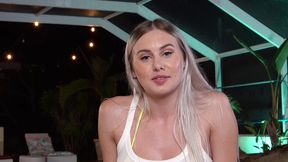 bri takes dick by the pool