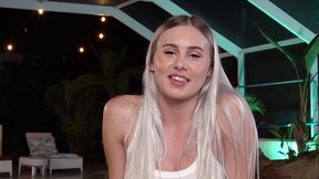 bri takes dick by the pool