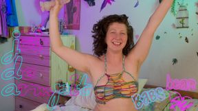 Joi De Armpit: Babs Bear tickles and plays with her hairy pitties!