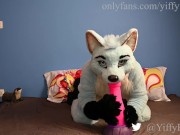 Yiffyfosque Murrsuit with huge toys