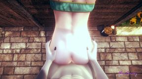 zelda yaoi femboy - link pov fucked against the wall - japanese asian manga anime game porn sissy gay