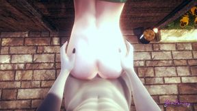 zelda yaoi femboy - link pov fucked against the wall - japanese asian manga anime game porn sissy gay