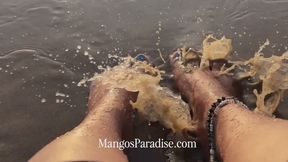 Toes By The Shoreline 2 | Ebony Foot Fetish & Beach ASMR with Temptress Mango