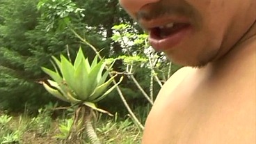 1188 latino fucked in wood exhib