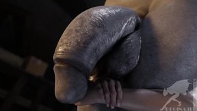 Throbbing Cock Futa Dimitrescu Getting Eaten Out by Claire