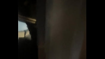 Amateur boy opens street public toilets, catches his ginger friend peeing and lends him a helping hand