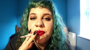 Asmr Whispering Smoking Tease: Stroke for My Tits & Cum When I Extinguish