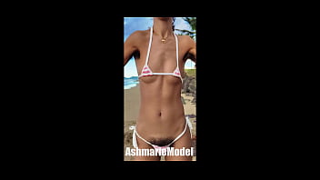 Hairy Pits Bouncing Tits Micro Bikini Big Bush Hairy Ass Public Exhibitionist