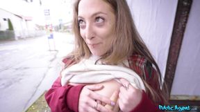 Punk Brunette Ignites Wild Passion in Public