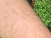Running in Slow Motion with EXTREMELY HEAVY Weights on my BALLS
