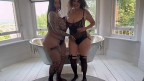 big booty lesbian lovers dunken hina and maddsion black