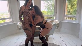 big booty lesbian lovers dunken hina and maddsion black