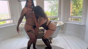 big booty lesbian lovers dunken hina and maddsion black
