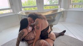 big booty lesbian lovers dunken hina and maddsion black