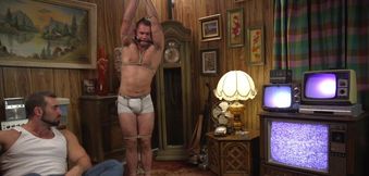 Fit guy gets treated like a slut in home bondage perversions