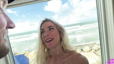 Blonde Surfer Dakota Lyn Gags Chokes Sloppy Cowgirl Big Dick