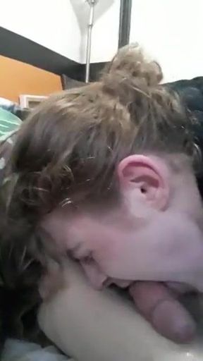 Cole sucking my knob hard - gay porn