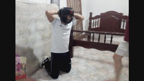 Kicks Slap y facebusting trampling and POV