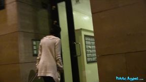 Public Agent - real Japanese student tourist lost in the city shares a hotel room with me
