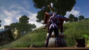 draenei futa fucks draenei girl on the wishing well - warcraft porn parody