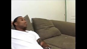 Handjob smoking cigarette