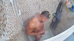 Jerk off in shower