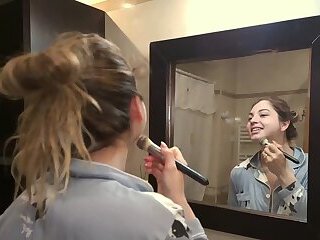 My husband breaks my ass in front of my friend