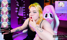 Natural big tits and big ass very cute blonde web teen