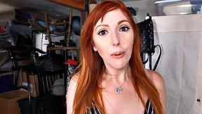 Redhead busty stepma pussybanged in POV by stepsons cock