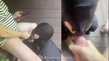 Punished My Stepson and Made Him Suck Till I Cum in His Mouth