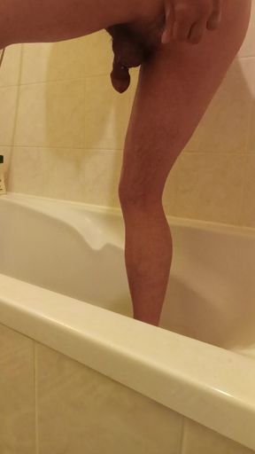 Anal dildo shower