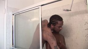 Big ass black girl masturbates before gets fucked