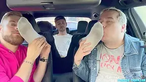 Dimitri Hops In For Some Foot Action With Matt And Ryder