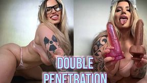 Doubled Pleasure: Big Beautiful Woman Toy-Filled &mdash;  Double Penetrated