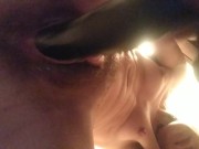 POV fucking myself trying not to let the neighbors hear