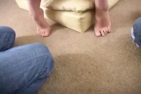 Insatiable teen brunette gets overwhelmed by massive toys
