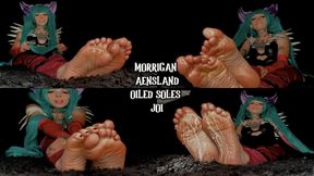 Morrigan Aensland Oiled Soles JOI
