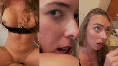 Sex with sister-in-law ends with an explosive facial