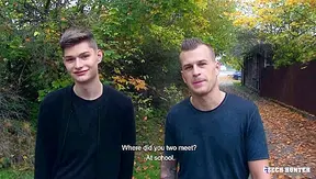 POV Anal Threesome - Two Twinks Shine with XXX Gay