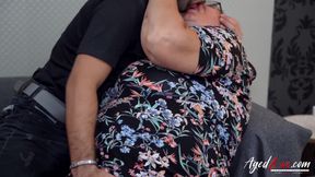 AGEDLOVE - Grey haired grandma recreating porn scenes with lover