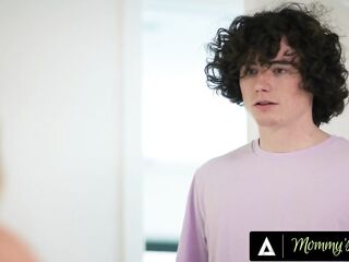 MOM'S MALE - Masturbating mother I'd like to fuck Rachael Cavalli Catches Voyeur In Closet, Rides His Pervert Large Wang