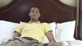 Strokes Black Jock Amateur Wesley Masturbates BBC