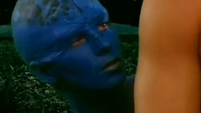 martians stephanie and tavalia griffin give an earthling a blowjob