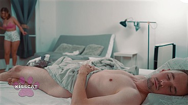 Family House S1E5: Aunty caught Step Sister Milan Cheek fucks with Step Brother in Share Bed