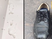 THICK WHITE CUM - PUBLIC NUDIST BEACH - CUM FEET SOCKS SERIES - MANLYFOOT 💦 🦶EPISODE 1