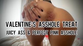 Valentine’s Asshole Treat: Juicy Ass & Perfect Pink Asshole