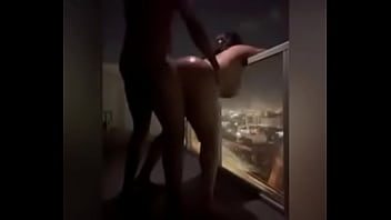 Fucking on the hotel balcony