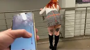 Brought a stranger to orgasm on the street.