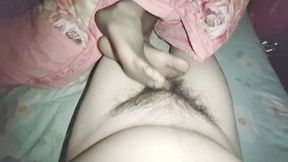 Asian close-up pantyhose footjob series 47